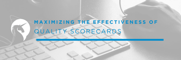 maximizing the effectiveness quality scorecards Teasdale